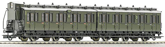 Twin unit Compartment cars 2nd class of Berliner S-Bahn<br /><a href='images/pictures/Roco/64016.jpg' target='_blank'>Full size image</a>